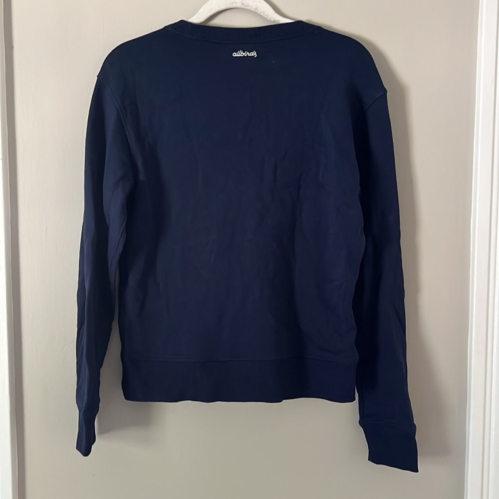 Allbirds Navy Blue Crewneck Sweatshirt Medium - Picture 4 of 5